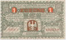 Kraków, 1 korona 1919 - A -