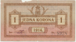 Lwów, 1 korona 1914 - Ser. K