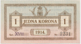 Lvov, 1 Kronen 1914 - Ser. XVIII