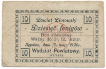 Sępólno, 10 fenigów 1920