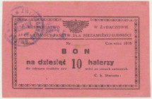 Żydaczów, 10 halerzy czerwiec 1918