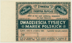 Żywiec, 20.000 marek 1923 - RZADKI