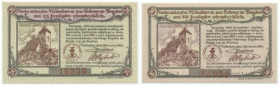 Mikołow, zestaw 25-50 fenigów 1921 (2 szt.)