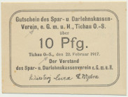 Tychy, 10 fenigów 1917