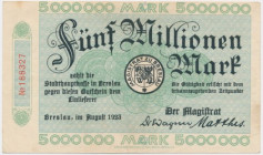 Germany (Breslau), 5 million Mark 1923