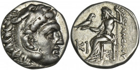 Greece, Kingdom of Macedon, Antigonos I Monophthalmos, Drachm