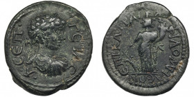 Roman Provincial, Phrygia, Philomelion, Geta, AE - UNLISTED NIENOTOWANY