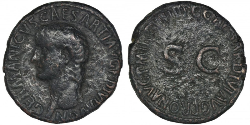 Roman Imperial, Germanicus, Posthumous As Posthumous commemorative minted under ...