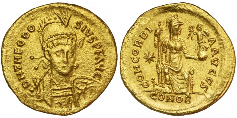 Roman Imperial, Theodosius II, Solidus Roman Imperial

Theodosius II (408–450)...