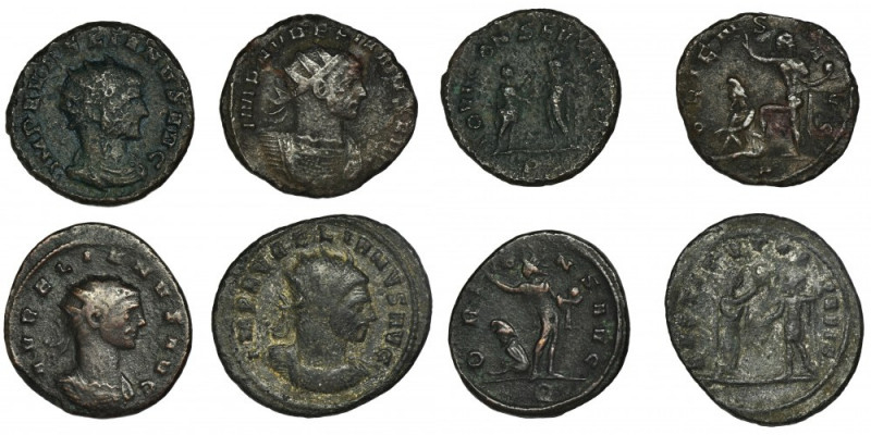 Set, Roman Imperial, Antoninianus (4 pcs.) &nbsp; Zestaw czterech antoninianów r...