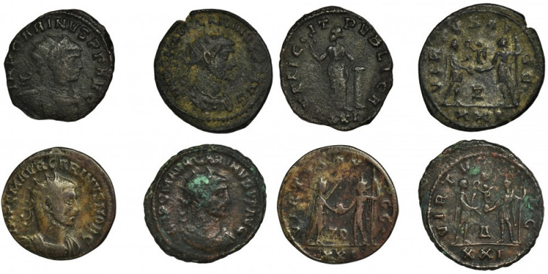 Set, Roman Imperial, Antoninianus (4 pcs.) &nbsp; Zestaw czterech antoninianów r...