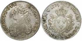 France, Louis XVI, Ecu Perpignan 1775 Q