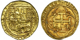 Spain, Carlos I and Juana, Escudo undated Sevilla