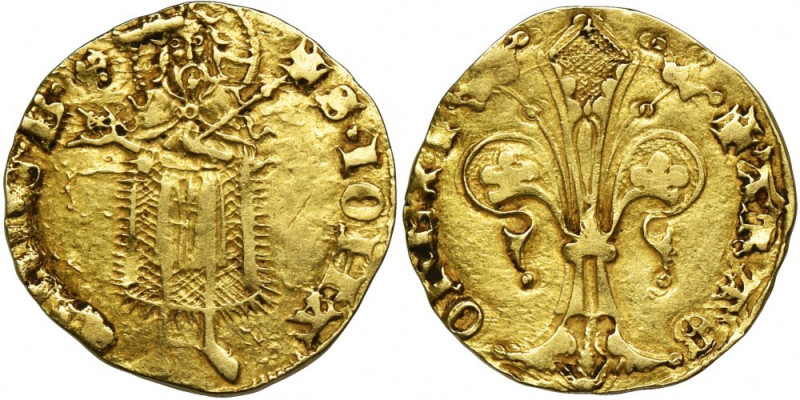 Spain, Kingdom of Aragon, Pedro IV, Floren undated Perpignan Issue of Perpignan ...