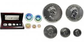 Canada, Annual Coin Set 2003 - holograms (5 pcs.)