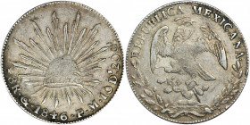 Mexico, Republic, 8 Reales 1846 Go PM