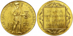 Netherlands, Kingdomo of Netherlands, Wilhelmina, Ducat Utrecht 1927