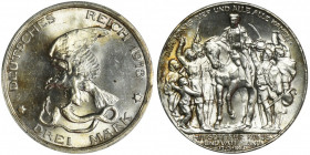 Germany, Prussia, William II, 3 Mark Berlin 1913 - PCGS MS63+