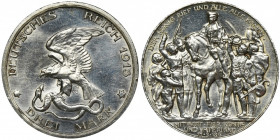 Germany, Prussia, William II, 3 Mark Berlin 1913 A