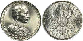Germany, Kingdom of Prussia, Wilhelm II, 2 Marki Berlin 1913 A - NGC MS65