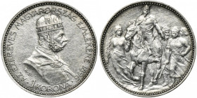 Hungary, Franz Joseph I, 1 Korona Kremnitz 1896 KB