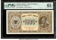 Albania Banka e Shtetit Shqiptar 1000 Leke 1947 Pick 23 PMG Gem Uncirculated 65 EPQ. 

HID09801242017

© 2022 Heritage Auctions | All Rights Reserved