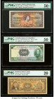 Bermuda Bermuda Government 5 Shillings 20.10.1952 Pick 18a PMG About Uncirculated 50 EPQ; Colombia Banco de la Republica 500 Pesos Oro 1.1.1968 Pick 4...
