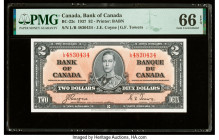 Canada Bank of Canada $2 2.1.1937 BC-22c PMG Gem Uncirculated 66 EPQ. This is one of a consecutive pair offered in this auction.

HID09801242017

© 20...