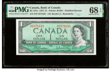 Canada Bank of Canada $1 1954 BC-37b-i PMG Superb Gem Unc 68 EPQ. 

HID09801242017

© 2022 Heritage Auctions | All Rights Reserved