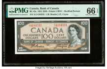 Canada Bank of Canada $100 1954 BC-43a PMG Gem Uncirculated 66 EPQ. 

HID09801242017

© 2022 Heritage Auctions | All Rights Reserved