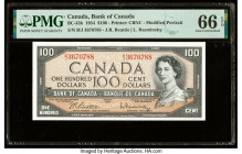 Canada Bank of Canada $100 1954 BC-43b PMG Gem Uncirculated 66 EPQ. 

HID09801242017

© 2022 Heritage Auctions | All Rights Reserved