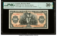 Canada Montreal, PQ- Barclays Bank $10 2.1.1935 Pick S951a Ch.# 30-12-06 PMG Very Fine 30 EPQ. 

HID09801242017

© 2022 Heritage Auctions | All Rights...