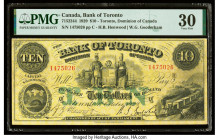 Canada Toronto, ON- Bank of Toronto $10 1.10.1929 Ch.# 715-22-44 PMG Very Fine 30. 

HID09801242017

© 2022 Heritage Auctions | All Rights Reserved
