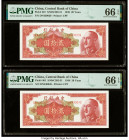 China Central Bank of China 20 Yuan 1948 Pick 401 Two Consecutive Examples PMG Gem Uncirculated 66 EPQ (2). 

HID09801242017

© 2022 Heritage Auctions...