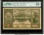 Danzig Senate of the Municipality - Free City 1000 Mark 15.3.1923 Pick 16 PMG About Uncirculated 55 EPQ. 

HID09801242017

© 2022 Heritage Auctions | ...