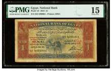 Egypt National Bank of Egypt 1 Pound 2.6.1924 Pick 18 PMG Choice Fine 15. This example has been repaired.

HID09801242017

© 2022 Heritage Auctions | ...