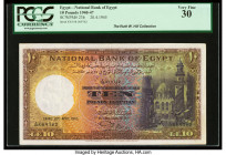 Egypt National Bank of Egypt 10 Pounds 20.4.1945 Pick 23b PCGS Very Fine 30. 

HID09801242017

© 2022 Heritage Auctions | All Rights Reserved