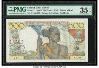 French West Africa Banque de l'Afrique Occidentale 500 Francs 21.11.1953 Pick 41 PMG Choice Very Fine 35 EPQ. 

HID09801242017

© 2022 Heritage Auctio...