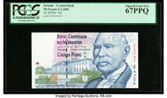 Ireland Central Bank of Ireland 50 Pounds 8.3.2001 Pick 78b PCGS Superb Gem New 67PPQ. 

HID09801242017

© 2022 Heritage Auctions | All Rights Reserve...