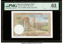 Morocco Banque d'Etat du Maroc 500 Francs 19.12.1956 Pick 46 PMG Choice Uncirculated 63. 

HID09801242017

© 2022 Heritage Auctions | All Rights Reser...