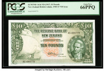 New Zealand Reserve Bank of New Zealand 10 Pounds ND (1960-67) Pick 161d PCGS Gem New 66PPQ. 

HID09801242017

© 2022 Heritage Auctions | All Rights R...