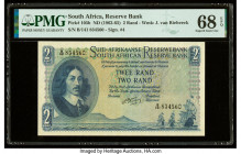 South Africa South African Reserve Bank 2 Rand ND (1962-65) Pick 105b PMG Superb Gem Unc 68 EPQ. 

HID09801242017

© 2022 Heritage Auctions | All Righ...