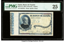 Spain Banco de Espana 25 Pesetas 24.7.1893 Pick 42 PMG Very Fine 25. This example has been previously mounted.

HID09801242017

© 2022 Heritage Auctio...