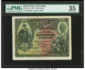 Spain Banco de Espana 500 Pesetas 15.7.1907 Pick 65a PMG Choice Very Fine 35. Minor splits are noted on this example.

HID09801242017

© 2022 Heritage...