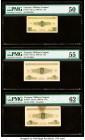 Vietnam Military Coupon 1; 5 (2) Xu ND (ca. 1966-73) Pick D-MC5; D-MC7; D-SMC7 Three Examples PMG About Uncirculated 50; Uncirculated 62 Net; About Un...