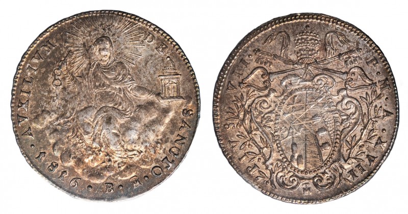 PIO VII (1800-1823) - Doppio Giulio 1816, anno XVII, Bologna
Argento
Gigante 3...
