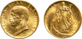 VITTORIO EMANUELE III (1900-1946) - 100 lire 1931, anno IX
Oro
Gigante 9
Bell'esemplare
q.FDC
