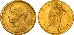 VITTORIO EMANUELE III (1900-1946) - 50 lire 1932, anno X
Oro
Gigante 22
q.FDC