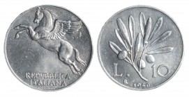 REPUBBLICA ITALIANA - 10 lire 1946
Italma
Gigante 229 Rara
Sigillata SPL/FDC dal perito Emilio Tevere
