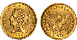 STATI UNITI D'AMERICA - 2 dollari e ½ 1906
Oro
KM# 72
Ottimo esemplare con lustro di conio integro
Bello SPL-FDC